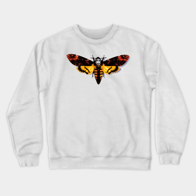 Death's Head Moth Crewneck Sweatshirt by Artizan